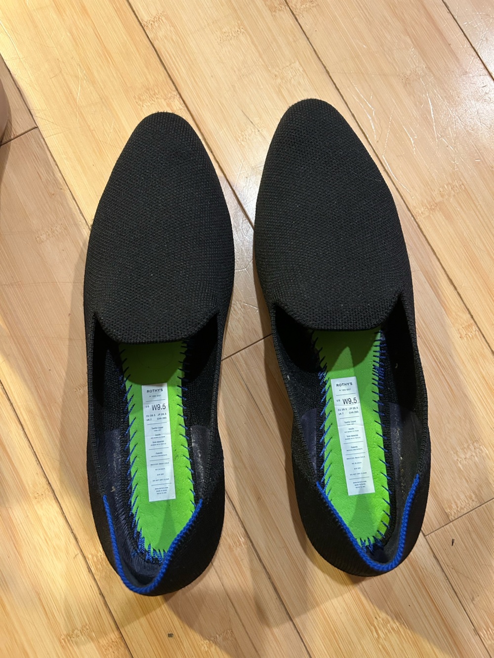 Rothy's Black Almond Loafer - Picture 2 of 5